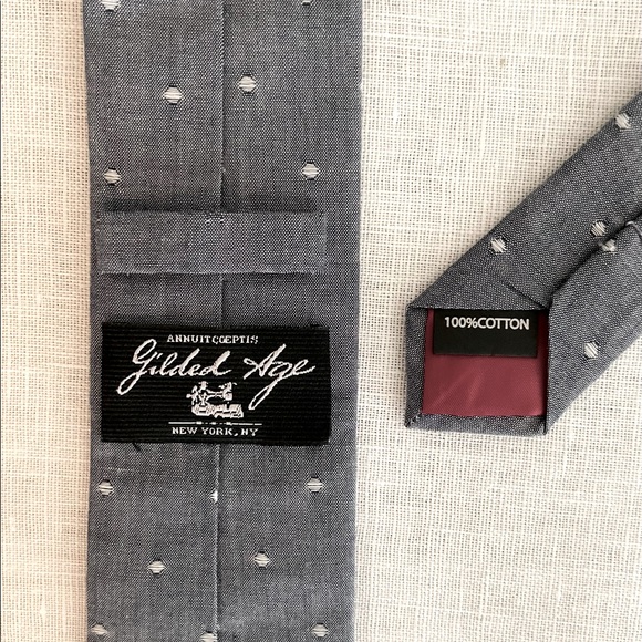 Gilded Age NYC - Tie - 100% organic cotton - Picture 2 of 3